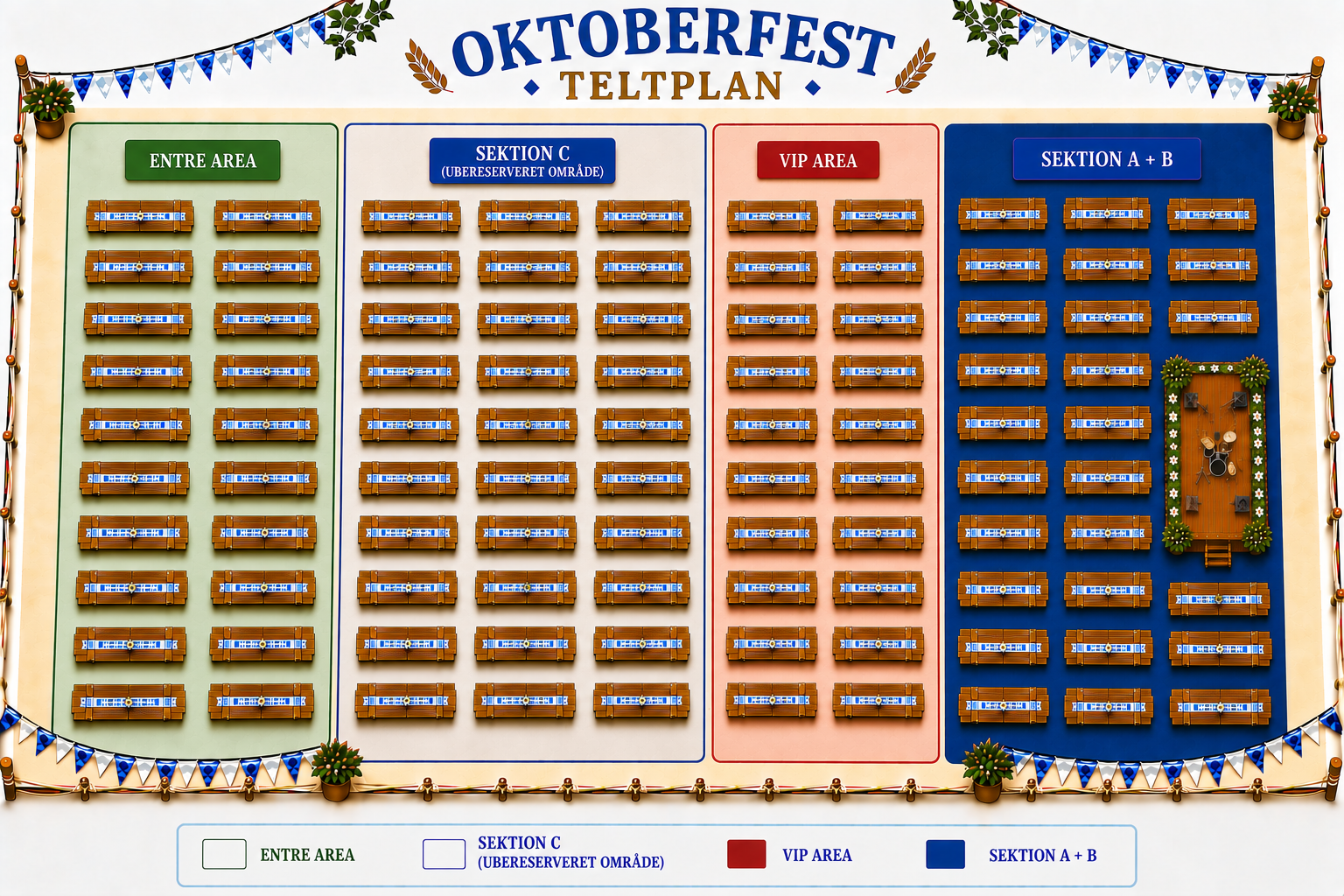 Oktoberfest seating map